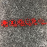 ☒﹊[ReadyStock]AVENGERS 6LOGO LASER STICKER CAR BODY MOTOR MIRROR WINDOW USE PROTON PERODUA TOYOTA HO