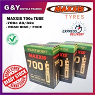 Maxxis 700c 23 32 RB Inner Tube Ultralight Welter Weight Road Bike Presta Valve FV 60mm 80mm