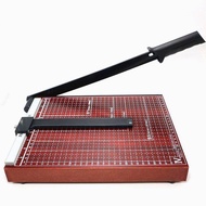 ☆RMCP-แท่นตัดกระดาษ มีดตัดกระดาษ เครื่องตัดกระดาษ แบบไม้เนื้อแน่น A4 ราคาถูก คุณภาพดี ขนาด 12x10✴