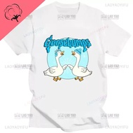 Kawaii Goose TShirt Funny Goosebumps Silly Goose T Shirt Women Men Casual Commuter Tops Oversized Te