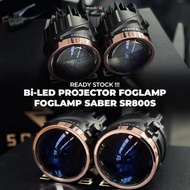 R Foglamp Mobil Saber Sr800.3 Projector Blue Lens White 5700K