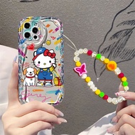 Dress Up Hello Kitty Casing hp iphone 16 Pro Max iphone 16 iphone 16 Plus iphone 16 Pro iphone 11 ip