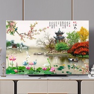 New Style tapestry TV Dust Cover Elastic Hanging TV Cover Cloth remote control Computer cover 22 24 