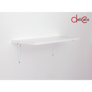 LOCAL789 DELICATO Melamine Wood Shelf 30x60x1.6 Cm. White Oak Color Shop