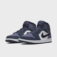 NIKE AIR JORDAN 1 MID 男籃球鞋-黑-554724445 US7 黑色