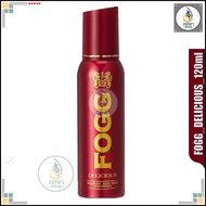 Fogg DELICIOUS Deodorant Body Spray Fragrance Fogg Unisex Body Spray 120ml