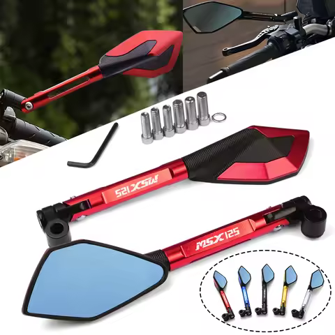 For HONDA MONKEY 125 MSX125 MSX 125 GROM Motorcycle Rearview Mirror Handlebar Mirror Rever view Mirr