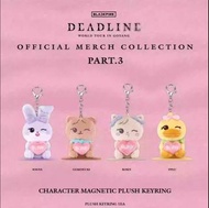 BLACKPINK character magnetic plush keyring
