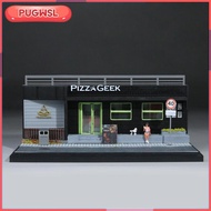 [pugwsl] 1/64 Diecast Car Display Case Display Box Ornament Diorama Showcase Decor