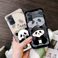 Oppo realme 9i case with cute panda print