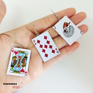 Thai Shop Card Earrings Super Trendy Dessert Cute Beautiful Fashion 90s Snack Bag