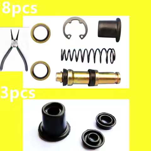 Motorcycle Upper Pump Master Cylinder Brake Pump Piston Oil Seal Dust Seal Seal Ring Assembly Repair