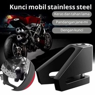 Security Lock Alarm Disc Lock Motorcycle Padlock Disc Alarm Black Lock Disc Brake