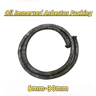 Oil Immersed Asbestos Packing Rope Water Pump Packing Sealing Ring High-Temperature Resistant Asbest