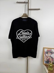 LV Tee 愛心短袖針織衫上衣男女同款