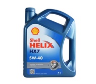 น้ำมันเครื่อง HELIX HX7 B(5W-40) 4L SHELL ขนาด 4 ลิตร และ *** แถม เพิ่มอีก 1 ลิตร*** รวมเป็น 5 ลิตร