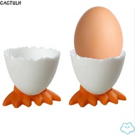 CACTULH 1/2/4Pcs Kitchen Supplies Creative Cute Boiled Eggs Container