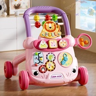 BLISS Baby Walker Trolley, Cartoon Sliding Musical Baby Push Walker, Multifunctional Anti Rollover M