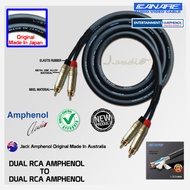 made in japan - Audio cable Professional speaker cable/ 2x RCA AMPHENOL to 2x RCA AMPHENOL - JUAN AU
