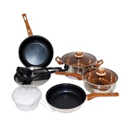 Y8tujht67 Basic Cookware Kitchen Set Cooking Tools Pans 4+2 Pcs Ox-911 Ox911 Fr5Dgr7R6