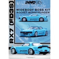 INNO MODELS INNO64 1/64 IN64-RX7FDP-TIFBLU PANDEM ROCKET BUNNY RX7