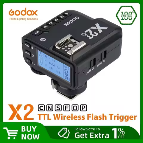 Godox X2 Trigger X2T-C X2T-N X2T-S X2T-F X2T-O TTL HSS 1/8000s Wireless Flash Transmitter for Canon 