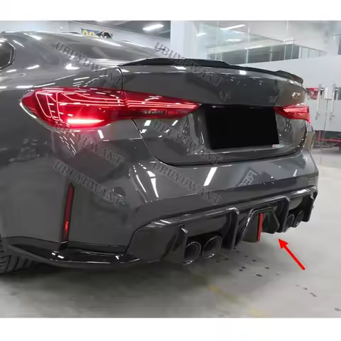 For BMW M3 G80 M4 G82 G83 Carbon Rear Bumper Diffuser Lip Spoiler Car Accessories body kit
