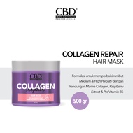 Hair Mask Cbd  Color Pink Keratin Hijau 250ml Masker Rambut Collagen Ungu 500gr