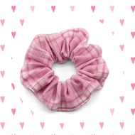 (SG Ready Stocks) BM Scrunchie, Good Quality Scrunchie, Pink Scrunchie, Blue Scrunchie, Checked Scru