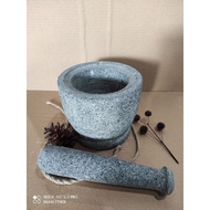 15cm marble andesite stone mortar and pestle