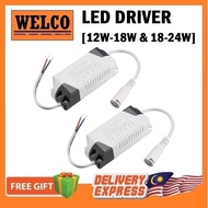 LED DRIVER 6w, 12-18w, 18-24w Isolated Constant Current Driver Replacement