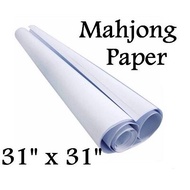 White Mahjong Paper Sheet 31 inch x 31 inch 50gsm 50S