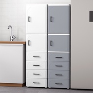 25/35cm seam cabinet storage cabinet open door drawer storage cabinet plastic kitchen storage cabine