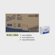กระดาษทิชชู่ SCOTT M-Fold Towels 28620 (16ห่อ/ลัง)