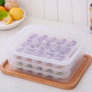 Dumpling Box Frozen Dumpling Quick-Frozen Household Dumpling Tray Refrigerator Frozen Wonton Box Mul