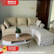 sofa tamu / sofa set / sofa beanch / sofa L putus / cod free ongkir