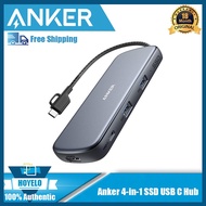 Anker PowerExpand 4-in-1 SSD USB C Hub with 256G SSD Storage 4K HDMI 100W Power Delivery and 2 USB 3.0 Data Ports