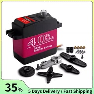 Waterproof Servo 40Kg High Torque Metal Gear Digital Servo for 1:8/1:10/1:12 RC Car Robot 180°