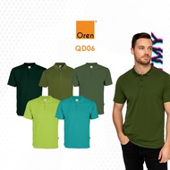 OREN SPORT QD06 Quick Dry Polo T-Shirt Unisex Sportswear Cool Fit Microfiber Plain Polo NTMY
