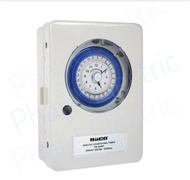 Haco TM-B20IP สวิตช์ตั้งเวลา 24 ชั่วโมง มีแบตสำรอง กล่องกันน้ำ HACO TM-B20IP