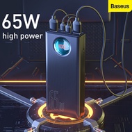 Baseus 65W Power Bank 30000mAh QC3.0 Fast Charge Type C Quick Charge Portable Powerbank External Bat