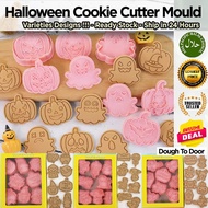8 Pcs/Set Halloween Acuan Biskut Cookies Cutter Cookies Mold Mould Ghost Halloween Cookie Cutters 万圣