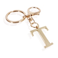 LAXPICOL Gold Letter A-Z Keychain for Women Bag Charms Purse Charms For Handbags Metal Alphabet Init