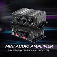 Lepy Audio Amplifier Mini HiFi Stereo Treble Bass Booster - AK-270