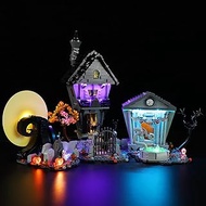 LED Light Kit for Lego 21351 Disney Tim Burton's The Nightmare Before Christmas Set, Blue Underglow 