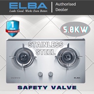 ELBA BUILT-IN STAINLESS STEEL HOB EBH-M8962(SS) GAS STOVE SAFETY VALVE DAPUR GAS