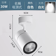 COB吸頂式軌道燈（30W/白殼/正白光）