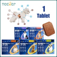 NexGard Spectra Chewable Tablets for Dogs 1 Tablet Flea Ticks Heartworm Defense Beef Flavor