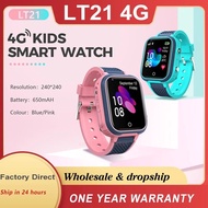 สมาร์ทวอทช์สมาร์ทวอท์ช4G กล้อง GPS LT21ของเด็กกันน้ำสำหรับนักเรียนเด็กนาฬิกาการสนทนาทางวิดีโอติดตามตำแหน่งนาฬิกาโทรศัพท์