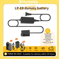LP-E8 LP E8  Dummy Battery LPE8 With AC Power BS For Canon EOS 550D 600D 650D 700D X4 X5 X6